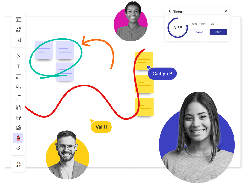 Lucidspark - An online whiteboard that connects teams and brings ideas to life. banner