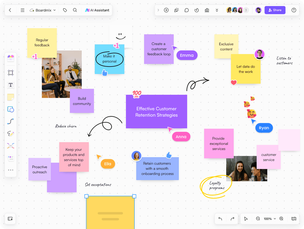 Boardmix - A versatile online whiteboard for real-time team collaboration. banner