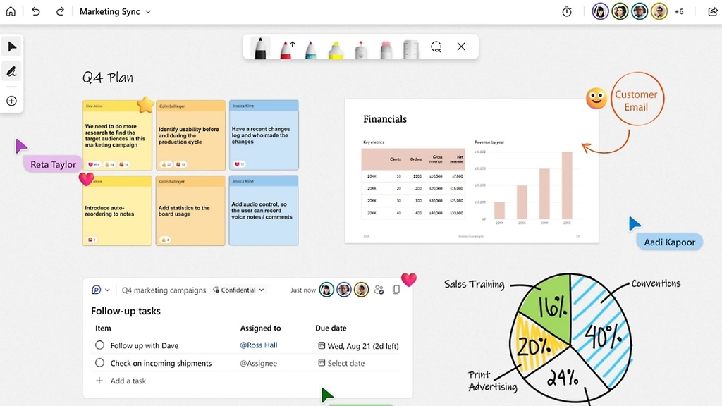 Microsoft Whiteboard - A collaborative digital whiteboard from Microsoft, ideal for team collaboration and education. banner